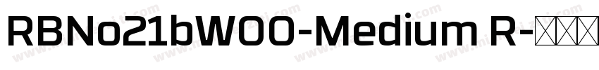 RBNo21bW00-Medium R字体转换